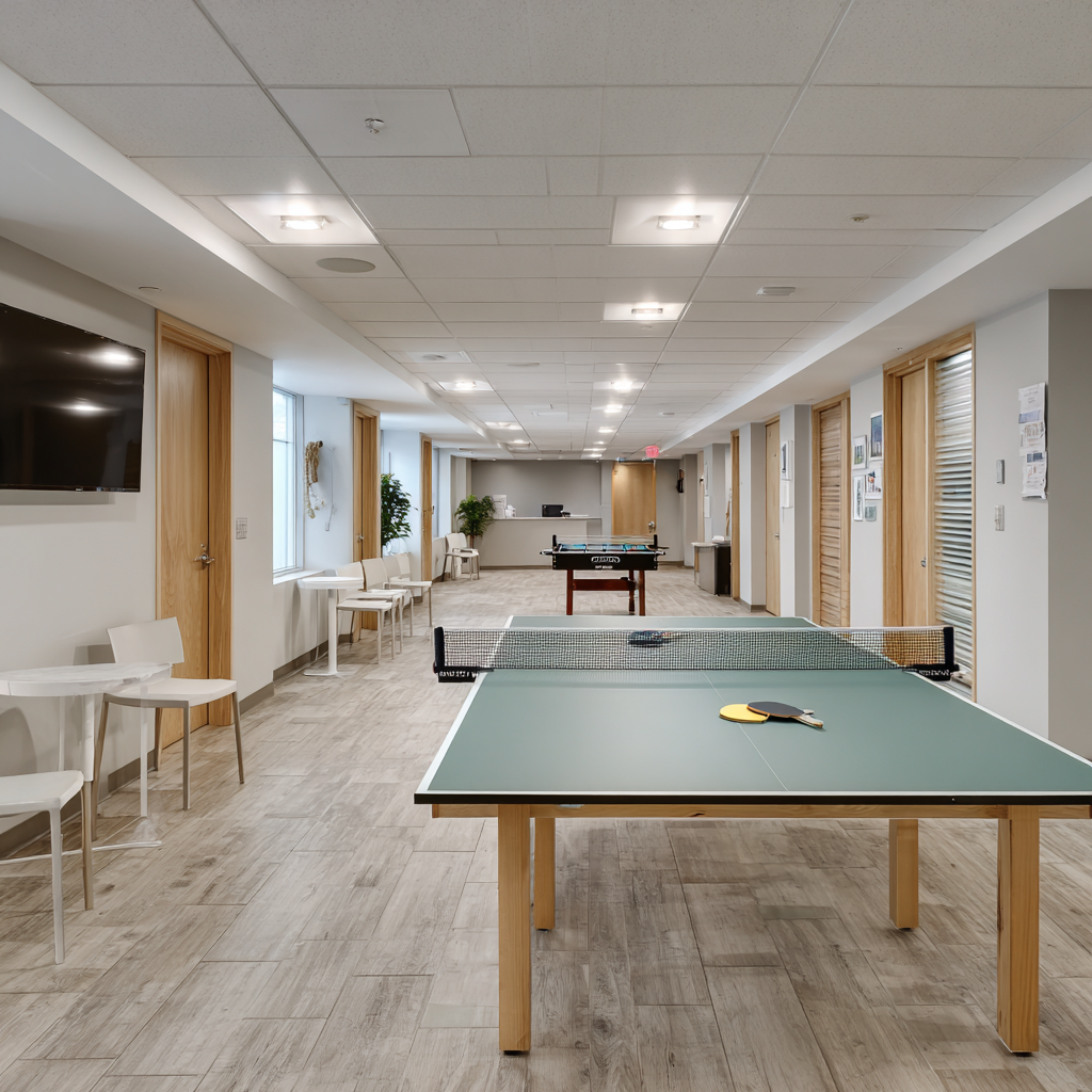 Clinical team member providing recovery guidance at ABH Rehab in Pacific Palisades, California